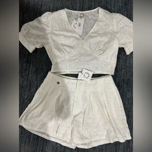 Size small lace set, new with tags